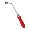 Rowkarka do podłóg Solidny stalowy frez do rowkowania z 3 zapasowymi ostrzami do montażu podłóg z tworzywa PVC Czerwony buk handle