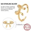 Brand New Copper Metal Rings Gold Heart Bow Adjustable Open Closed Ring Ideal Designed For Women Stacking Ring Trendy Fashion High Quality Fine