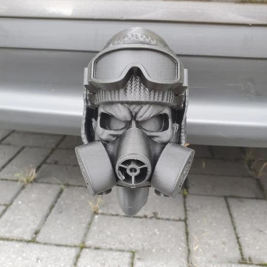 Trailer Ball Cover with Steel Helmet And Gas Shield Mask-shaped Trailer Cover Funny Trailer Hitch Covers Towing Truck RV Accessories