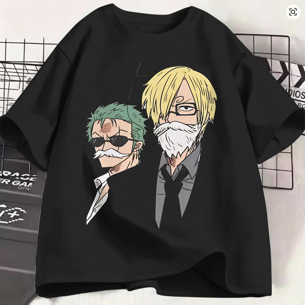 Ones Pieces Anime T Shirt Summer Fashion T Shirts Unisex 100 Cotton Comfortable Plus Size Top Tees Shortsleeve Vintage Tshirt