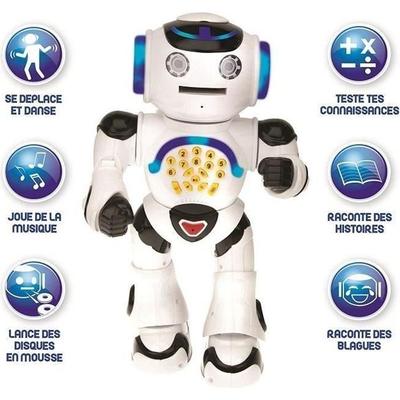 POWERMAN® - My First Ludo-Educational Robot (French), Sounds and Lights - LEXIBOOK