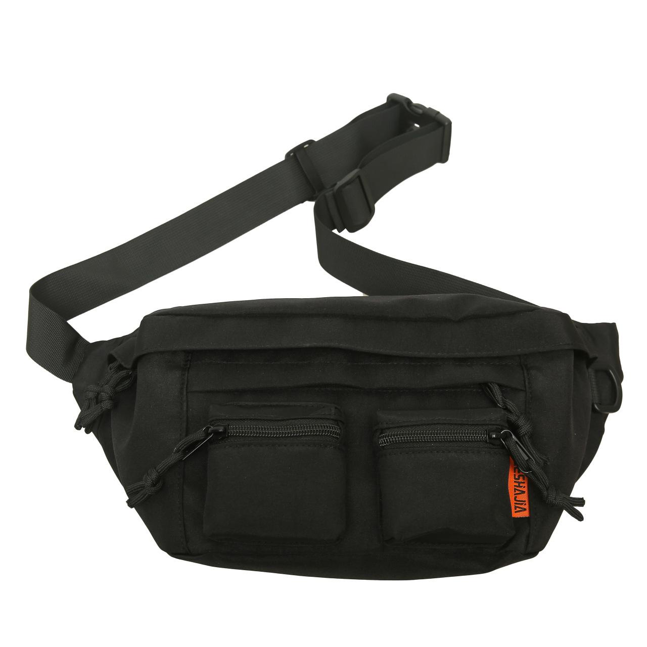 

Outdoor Rainproof Single-shoulder Crossbody Bag, Fashionable Chest Bag, Large-capacity Casual Backpack, Sports Waist Bag One Size чорний