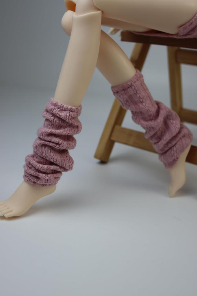 HAMRETHYPPZ 14 16 13 BJD Ball Jointed Doll Dress Doll Costume Doll Maid Clothes Ball Jointed Doll Dress Up Cute Charming Elegant Pink Knit Tabi Socks