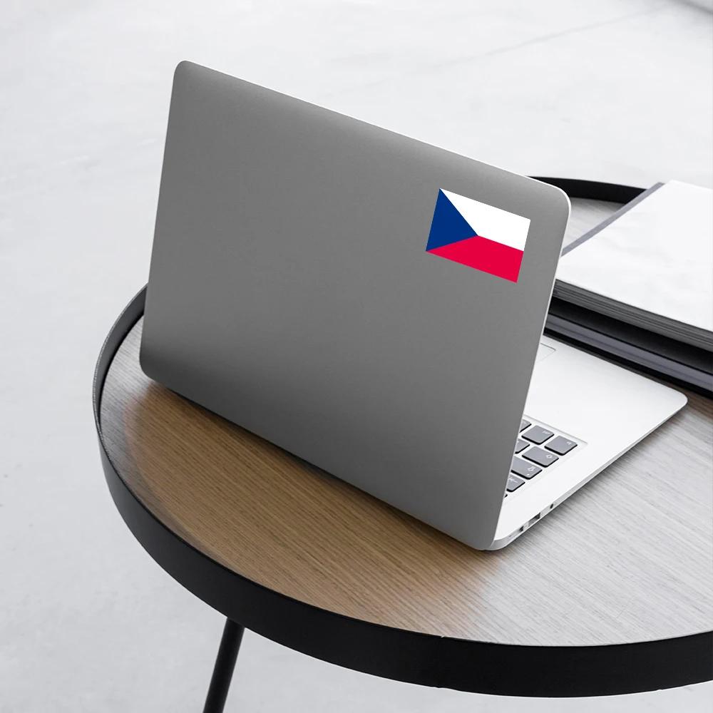 3Pcs Czech Flag Sticker Car DIY Vinyl Decals Czekh Republic Motorcycle Accessories For Skoda Comic Octavia Kroc Kodiaq Superb