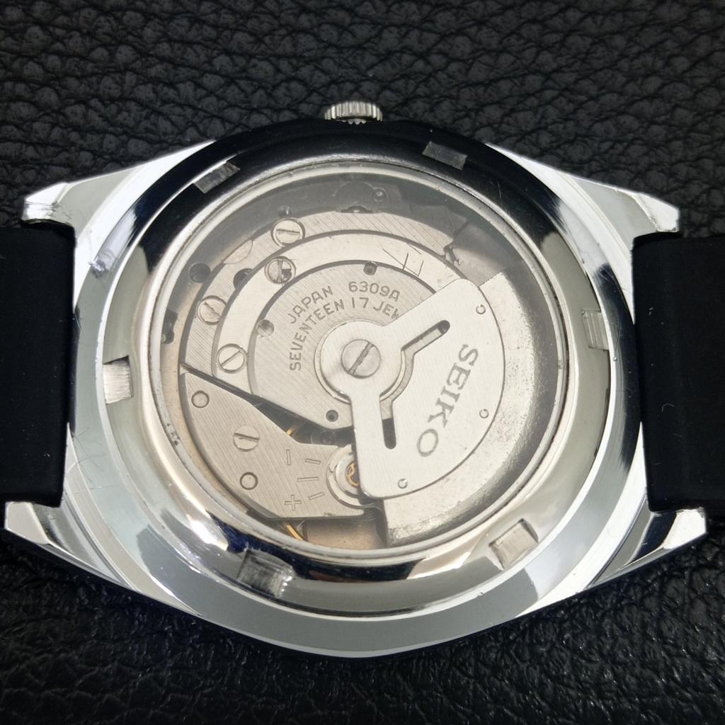JAPAN VINTAGE REFURBISHED SEIKO 5 AUTOMATIC 6309A MENS WHITE WATCH a442589-1