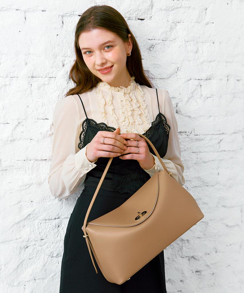 Clave Nicole Beige Tote Bag