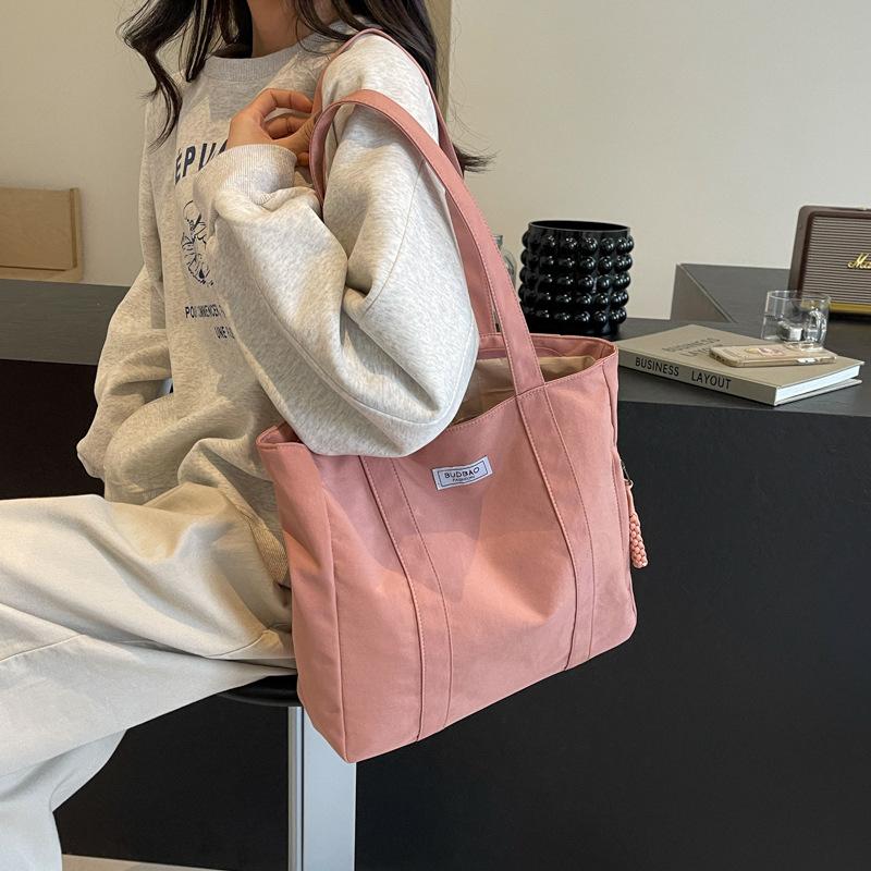 Premium Texture Versatile Commuter Large-capacity Bag Women's 2025 Spring New Simple Shoulder Messenger Bag Tote Bag