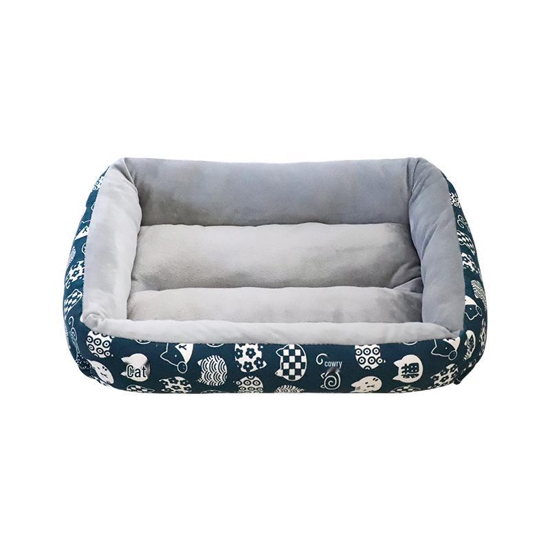 Four Seasons Universal Thickened Pet Bed for Cats & Dogs - Small, Medium, Large