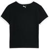 Puma Rosefuture Baby Tee Round Neck Slim Fit Short Sleeve T-Shirt Women Tops 634053-01