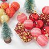 17Pcs 4cm Christmas Decorations Ball Hanging Christmas Tree Pendant Gold Silver Ball for Home Decor New Year Navidad Ornaments