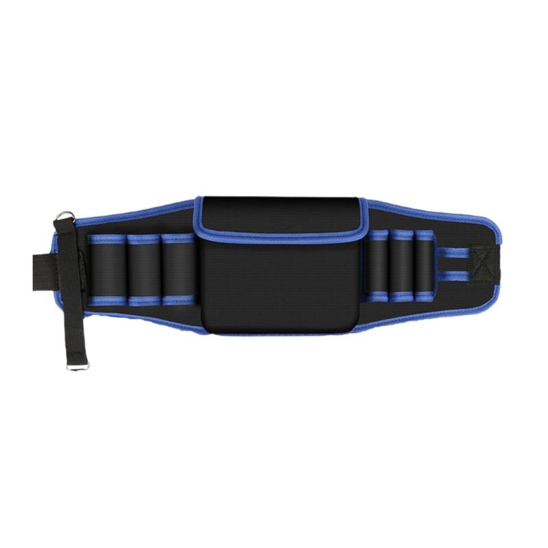 Heavy Duty Oxford Fabric Utility Belt Bag with Multiple Compartments Portable Tool Storage Bag for Tool and Accessories