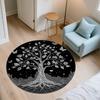 Tree of Life pattern round rug,Carpet Rug for Living Room Bedroom Sofa Playroom Decor,Non-slip Floor Mat,Holiday Gifts and Birthday Gifts.