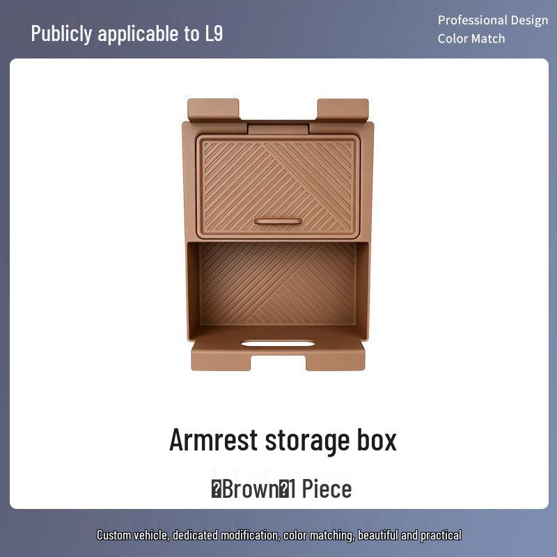 Silicone Armrest Storage Box for Li Auto L8 L9 - Fits 26 Models