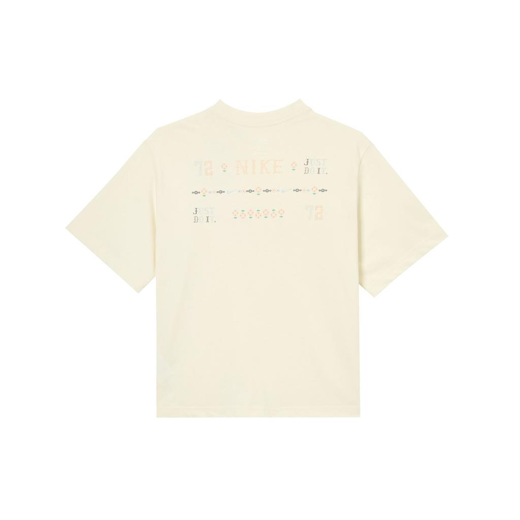 Nike Sportswear Cotton Loose Fit Versatile Short Sleeve T-Shirt Women Tops II0446047
