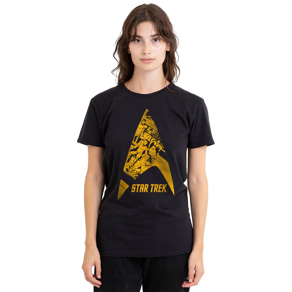 STAR TREK Unisex-T-Shirt mit Delta-Crew für Erwachsene
