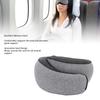 Neck Pillow Foldable Breathable Polyester Fiber Portable Memory Foam Travel Neck Pillow Gray