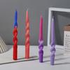 Colorful Spiral Household Candle Rainbow Gradient Scented Candle Creative Handmade Art Fragrance Candles
