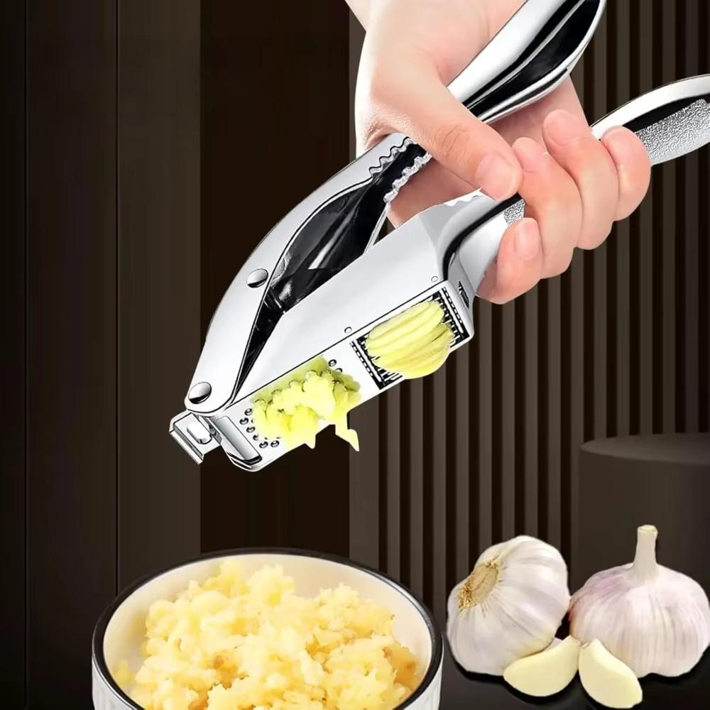 Aluminum Zinc Zinc Alloy Garlic Slicer Handheld Garlic Crusher Kitchen Gadget Garlic Mincer  Ginger