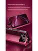 Qia Li Genuine Leather Flip Case for iPhone 17 Pro Max - Anti-Fall, Card Slot, Protective Cover