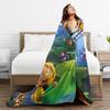 Maya The Bee With Flowers Cartoon Blanket Ultra Soft  Throw Blankets for Bed 50x60 Inches Multiple Sizes Throws And Blankets