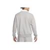 Nike Club Fleece Embroidered Logo Comfort Casual Long Sleeve Polo Men Tops Dark-Grey FN3112-063