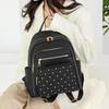 Large Capacity Fashion Solid Color Double Shoulder Bag Female Travel Leisure Backpack Student School Bag