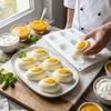 Easy Demolding Non-Stick Egg Silicone Mold Waterdrop Shape Flexible Dessert Mold Shell Groove Decoration Cake Mold Party