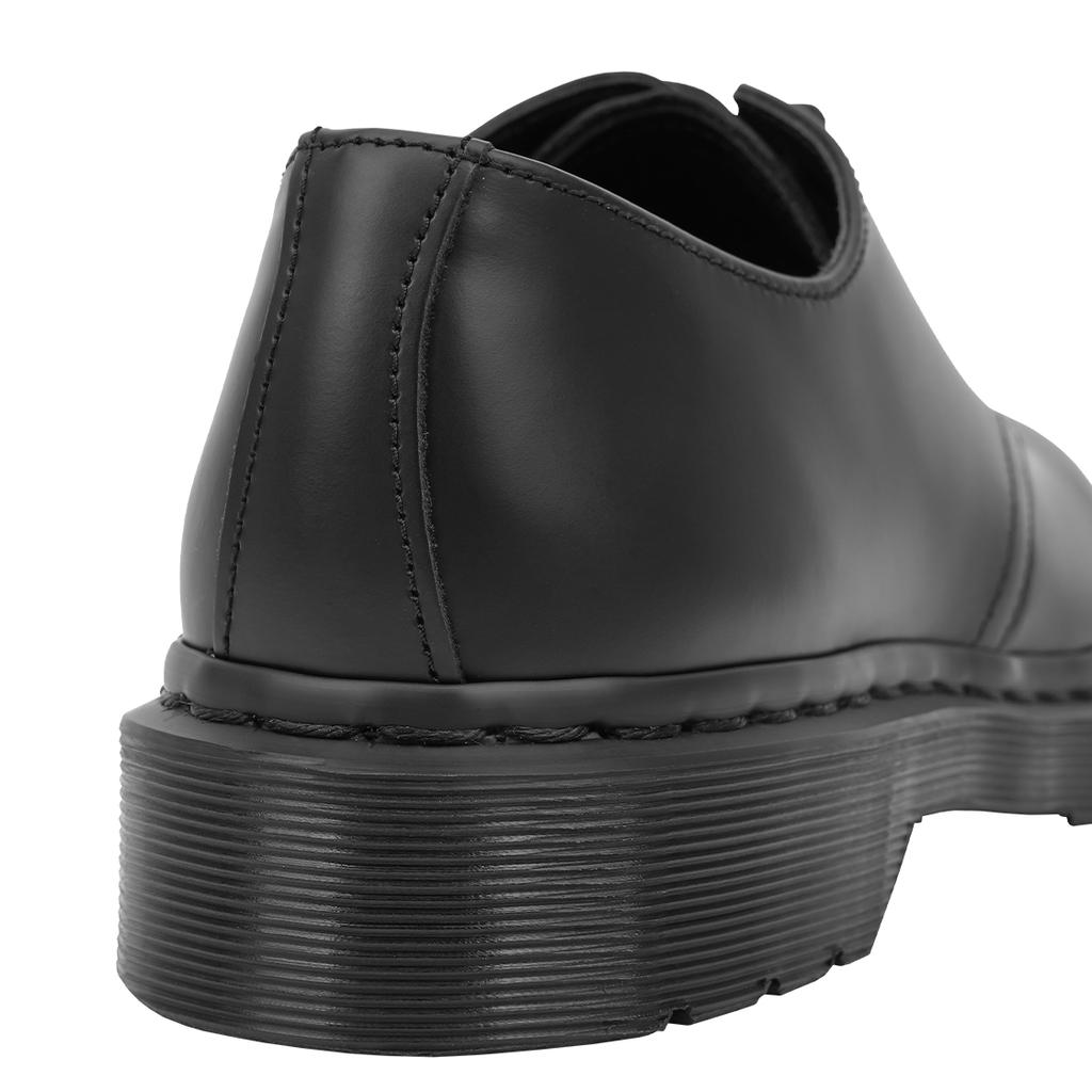 Dr. Martens 1461 Mono Oxford en Cuir Lisse Noir Unisexe Baskets 14345001