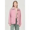 Benetton Knit Collar Wool Coat Bact64561