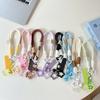 Dopamine Color Hollow Star Mobile Phone Case Clip Portable Rope Bold Braided Rope Lanyard Anti-Drop And Anti-Lost Keychain
