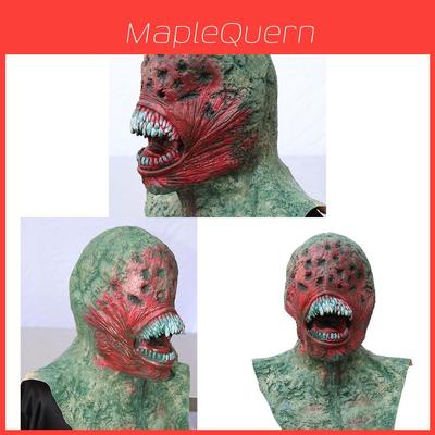 Horror Latex Mask For Halloween Party Scare Props With Realistic Face Covering For Adults