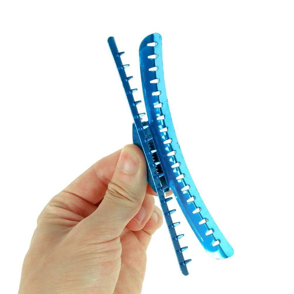 6pcs Hair Clips Clamps Aluminum Tip Finger Hairclips