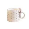 1PC Cup Souvenir Ceramic Gift Three-dimensional Offices Thick Home Elegant Durable Bow Practical