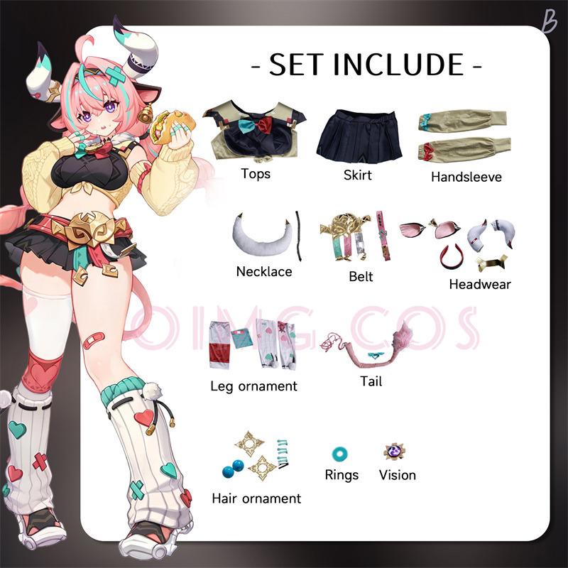 Genshin Impact Varesa Cosplay Costume Adult Carnival Uniform  Anime Halloween Party Costumes Masquerade Women Game