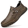 Fashion Men's Shoes Fashion Handmade Soft Leather Shoes Moccasins Comfort Driving Shoe High Quality Leather Casual Shoes Classic Loafers
