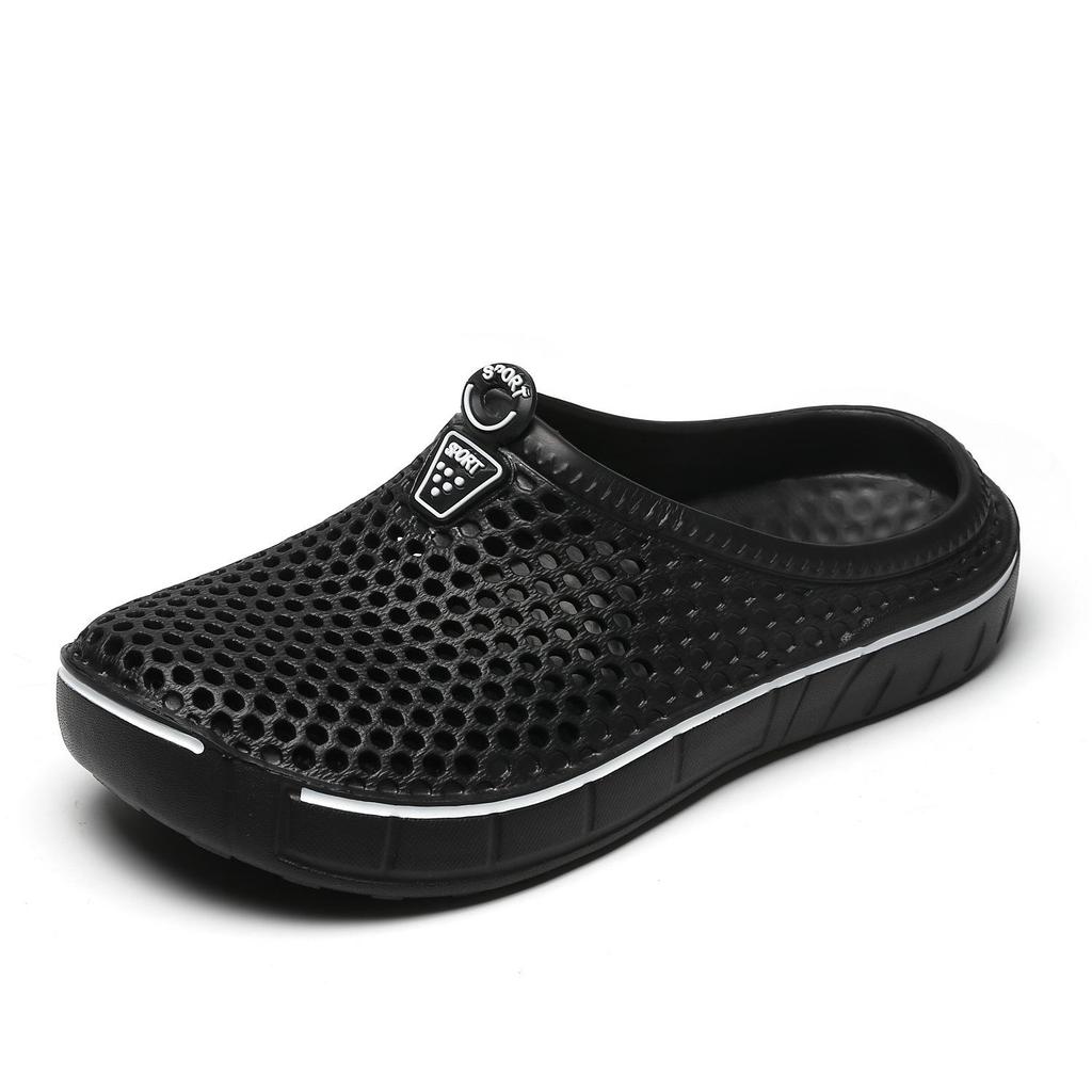 Women's Cross-Border Garden Shoes with Holes, Solid Color