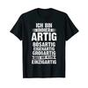 Ich Bin Immer Artig T Shirt Vintage Fashion Top For Everyday Wear Stylish Graphic Soft Unisex Comfortable Slightly Homme