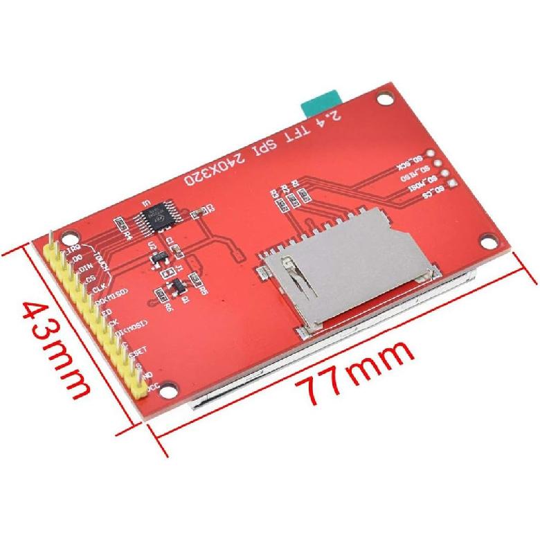 HiLetgo 2.4" SPI TFT LCD Display 2.4 Inch ILI9341 Touch Panel LCD ILI9341 240x320 5V 3.3V