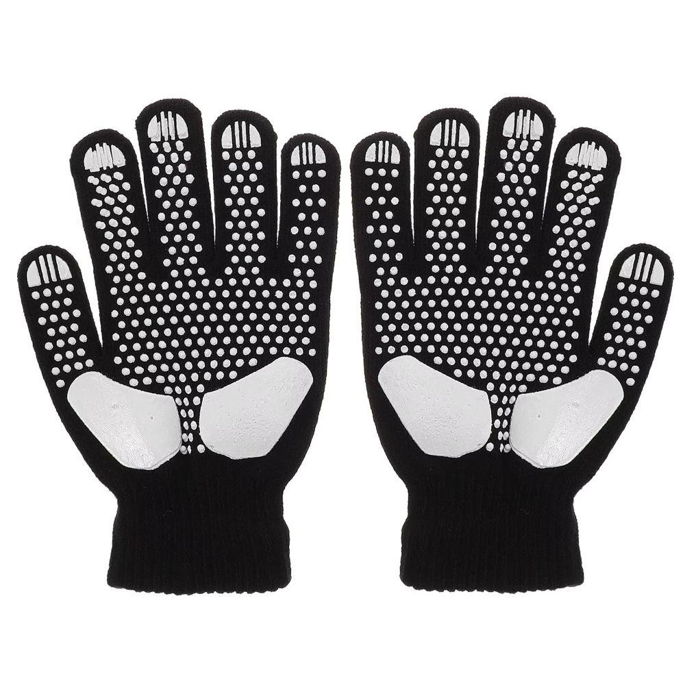Thermal Safety Ice Skating Gloves Rhinestone Kids Skating Mittens Figure Skating Gloves Kids Adult