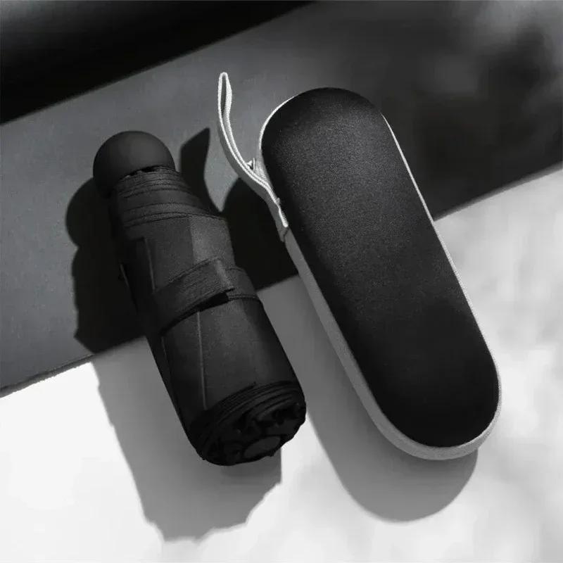 Capsule Umbrella Portable Ultraviolet-proof Waterproof Small-scale Household Rain Lightweight Sunscreen High Density Umbrella