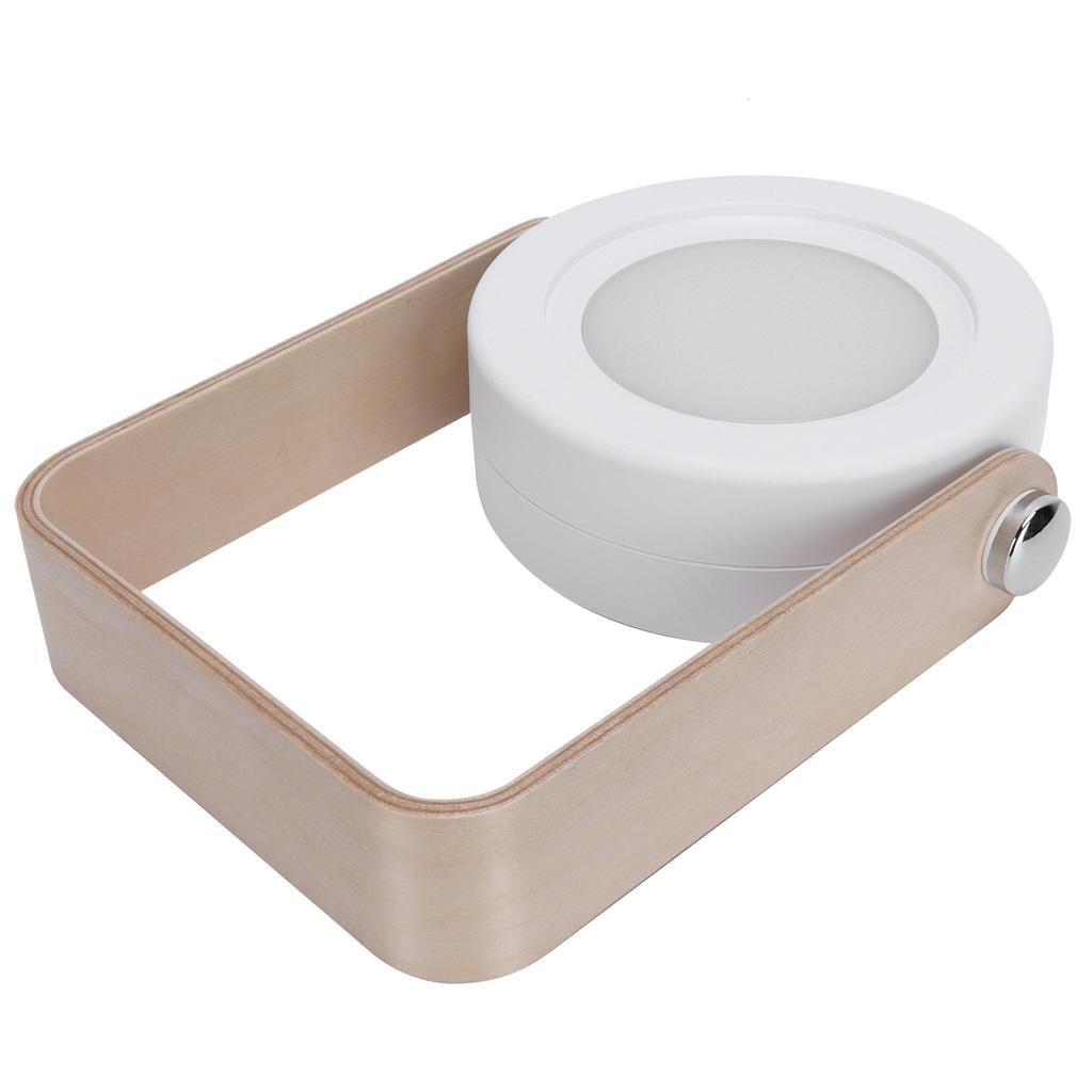 Foldable Reading Lamp Portable Touch Control Dimmable LED Night Light Gift for Bedroom BedsideWhite