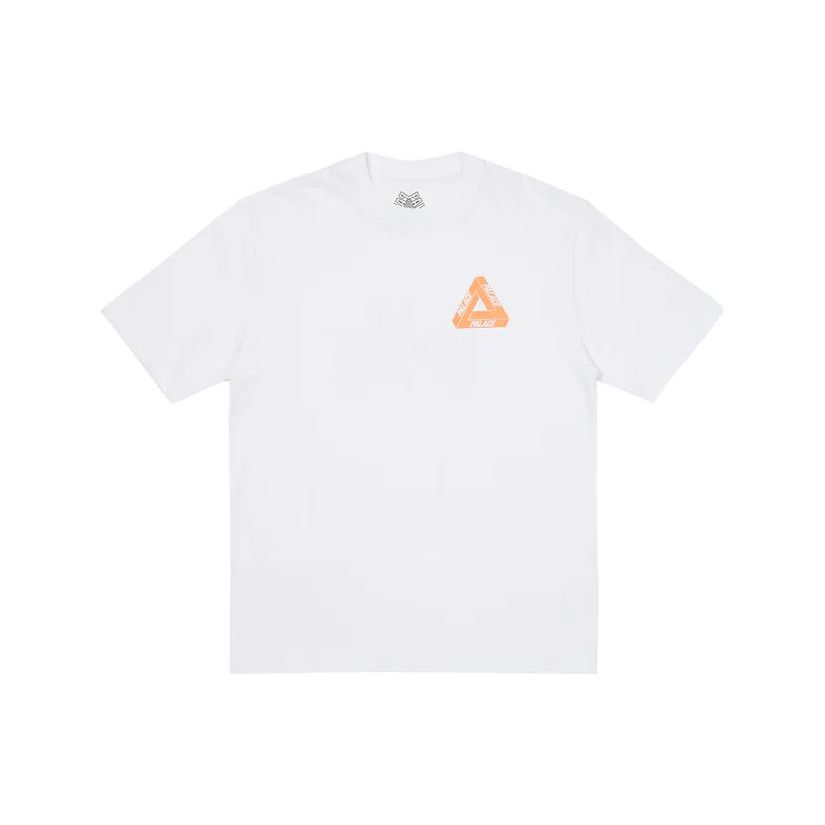 Palace Tri Twister T-Shirt White Unisex Tops P24TS228