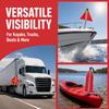 Reflective Strips Safety Travel Flag Red Reflective Safety Flag Kayak Safety Flag  Boating Fishing