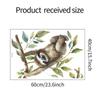 1PCS Cartoon Sloth Climbing Tree Children's Room Kindergarten Wall Beautification Wall Sticker PVC Material