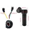 108X Electric Bike Ignition Switch Throttle Grip Set: Left & Right Handlebar Replacement Parts