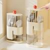 Household Automatic Lifting Holder Transparent Kitchen Storage Rack Chopstick Storage Box  Bathroom