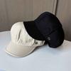 Simple Solid Color Short Brim Star Anise Hat Women'S Early Autumn Newsboy Hat Casual Versatile Bud Cap