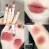 Orange Blossom Lip Powder Cream Cushion Matte Lip Glaze Lip Mud Nude Color Light Makeup Whitening Non-Stick Cup Lipstick 1.9ml