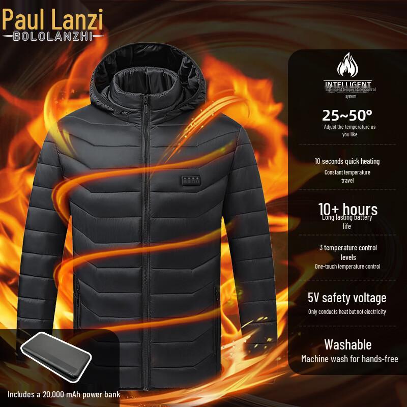 

Baoluo Lanzhi Men s Smart Heated Jacket XL