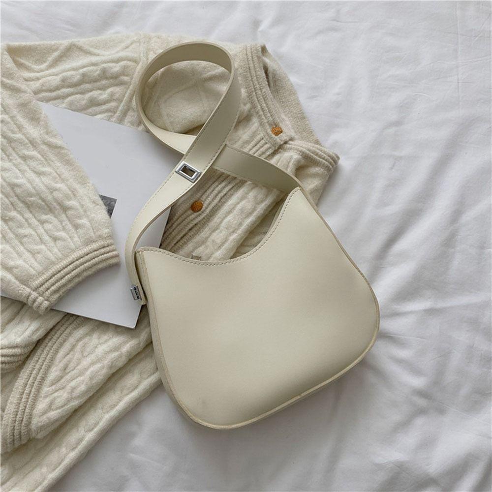 Large Capacity Shoulder Underarm Bag PU Handbags Casual Shoulder Bag  for Women